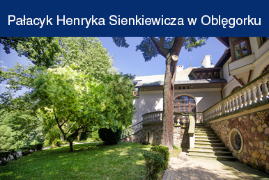 Pałacyk w Oblęgorku, na zdjeciu od strony parku, fot. M. Stępnik