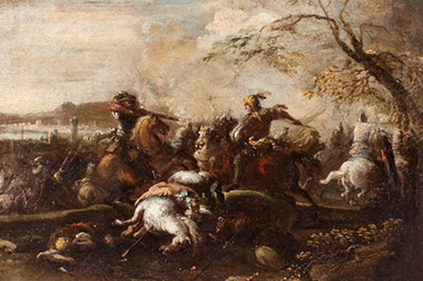 Francesco Graziani zwany Ciccio, Scena batalistyczna II