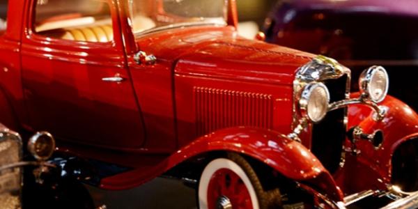 Samochód model, ekspozyja wystawy