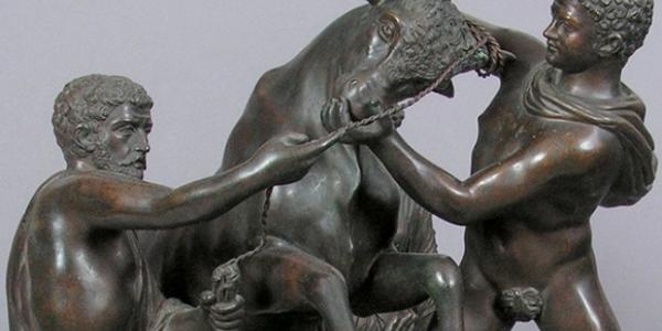 Scena Quo vadis, statuetka