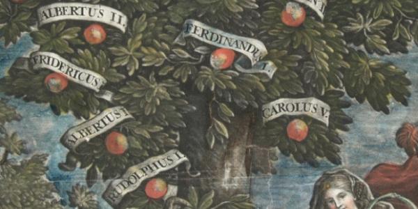 Drzewo genealogiczne, fragment obrazu