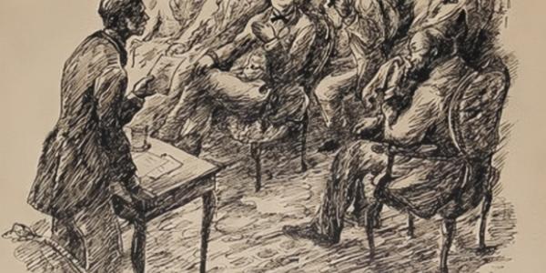  Ilustracja do "Ludzi bezdomnych", fragment