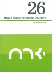 Rocznik Muzeum Narodowego w Kielcach, tom 26