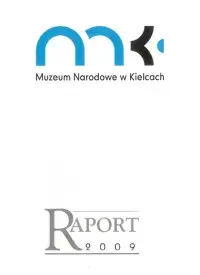 Logo Muzeum Narodowe w Kielcach (MNK) na białym tle; poniżej napis Raport 2009