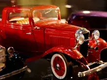 Samochód model, ekspozyja wystawy