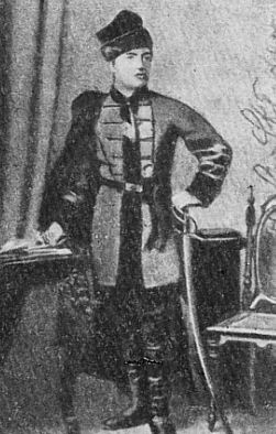 Zdzisław Skłodowski w ubraniu powstańca styczniowego; źródło: http://powstanie1863.zsi.kielce.pl/index.php?id=m07