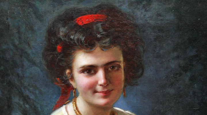 Portret młodej kobiety
