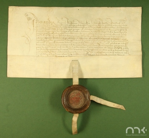 Dokument wystawiony przez króla Aleksandra Jagiellończyka, potwierdzający wcześniejszy dokument wystawiony przez króla Jana Olbrachta, odnoszący się do dóbr Orawa