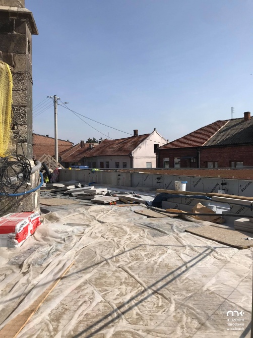 Modernizacja Muzeum Archeologicznego w Wiślicy - kwiecień 2021