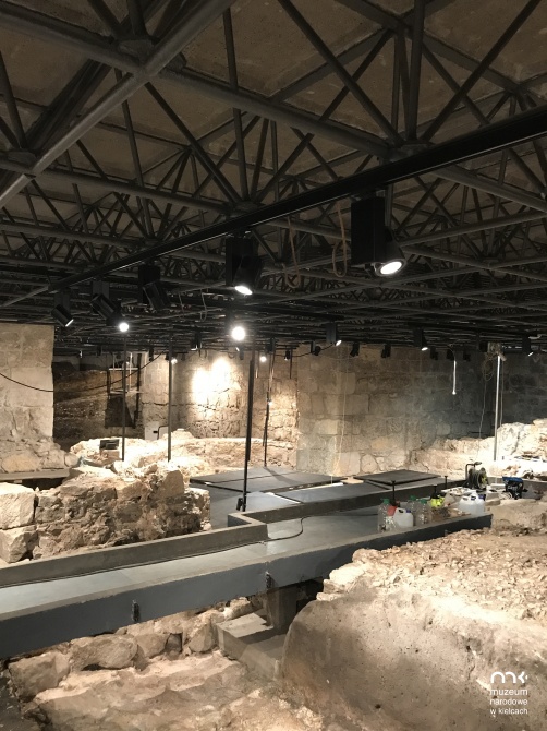 Modernizacja Muzeum Archeologicznego w Wiślicy - lipiec 2021