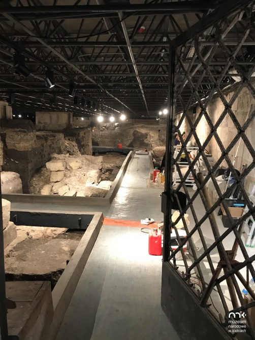 Modernizacja Muzeum Archeologicznego w Wiślicy - lipiec 2021
