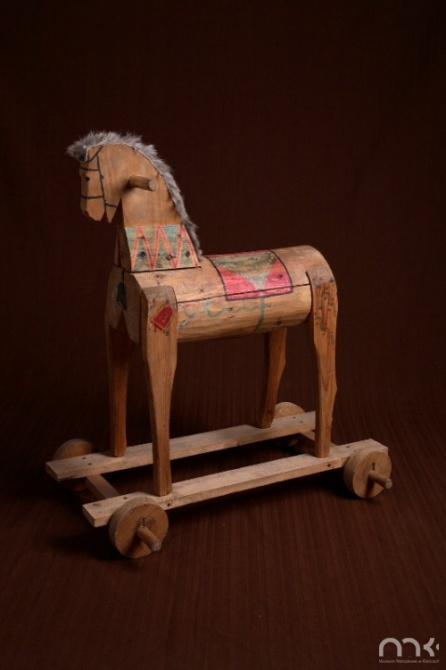 Koń drewniany Zabawka ruchoma