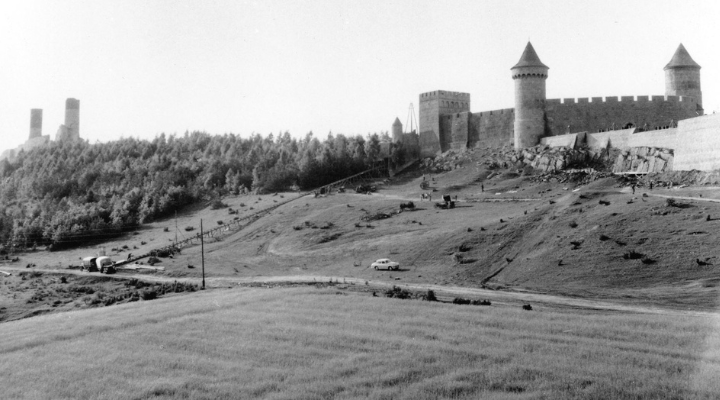Fotografie makiety zamku w Kamieńcu Podolskim