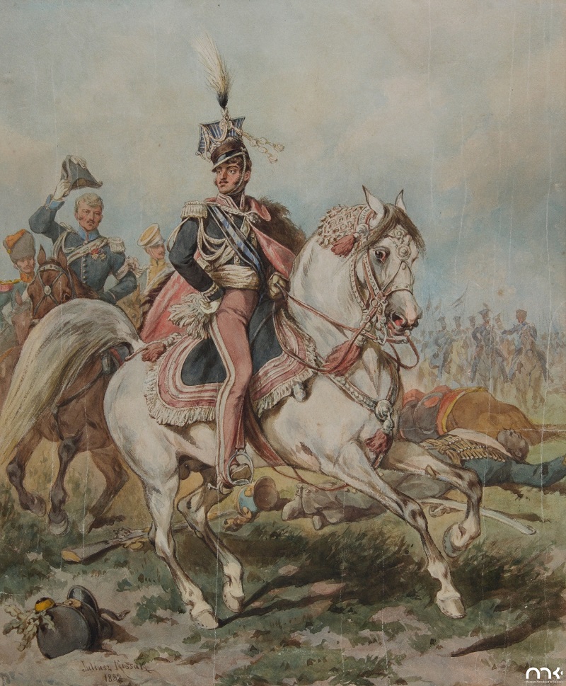 Juliusz Kossak, Książe Józef Poniatowski na koniu