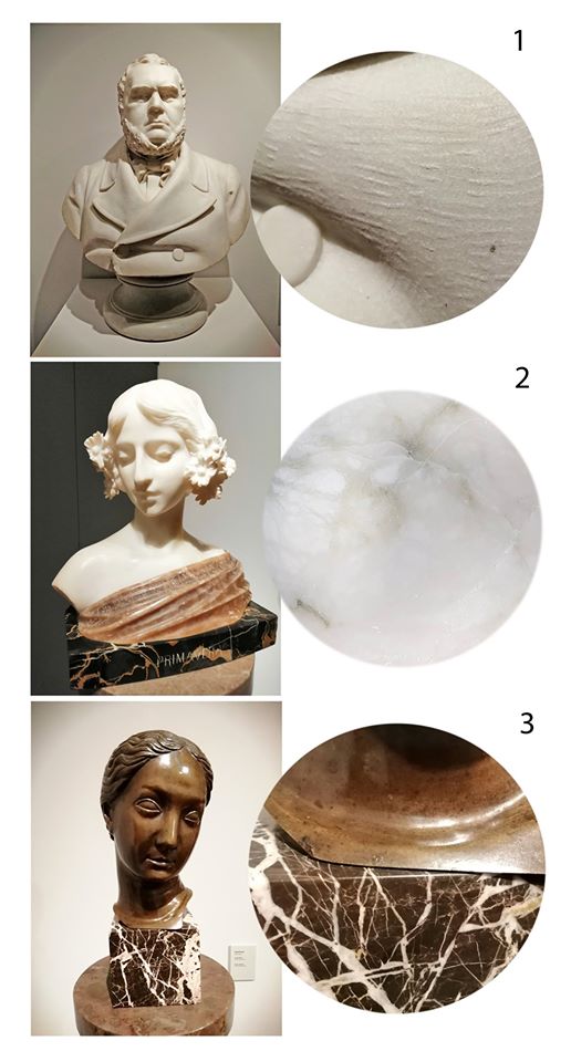 przykłady kamienia w rzeźbie, gips, alabaster, marmur 