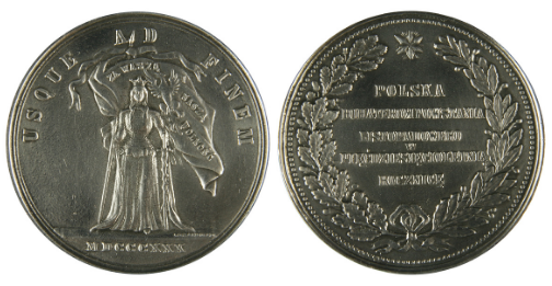 Medale z okazji 50. rocznicy powstania listopadowego