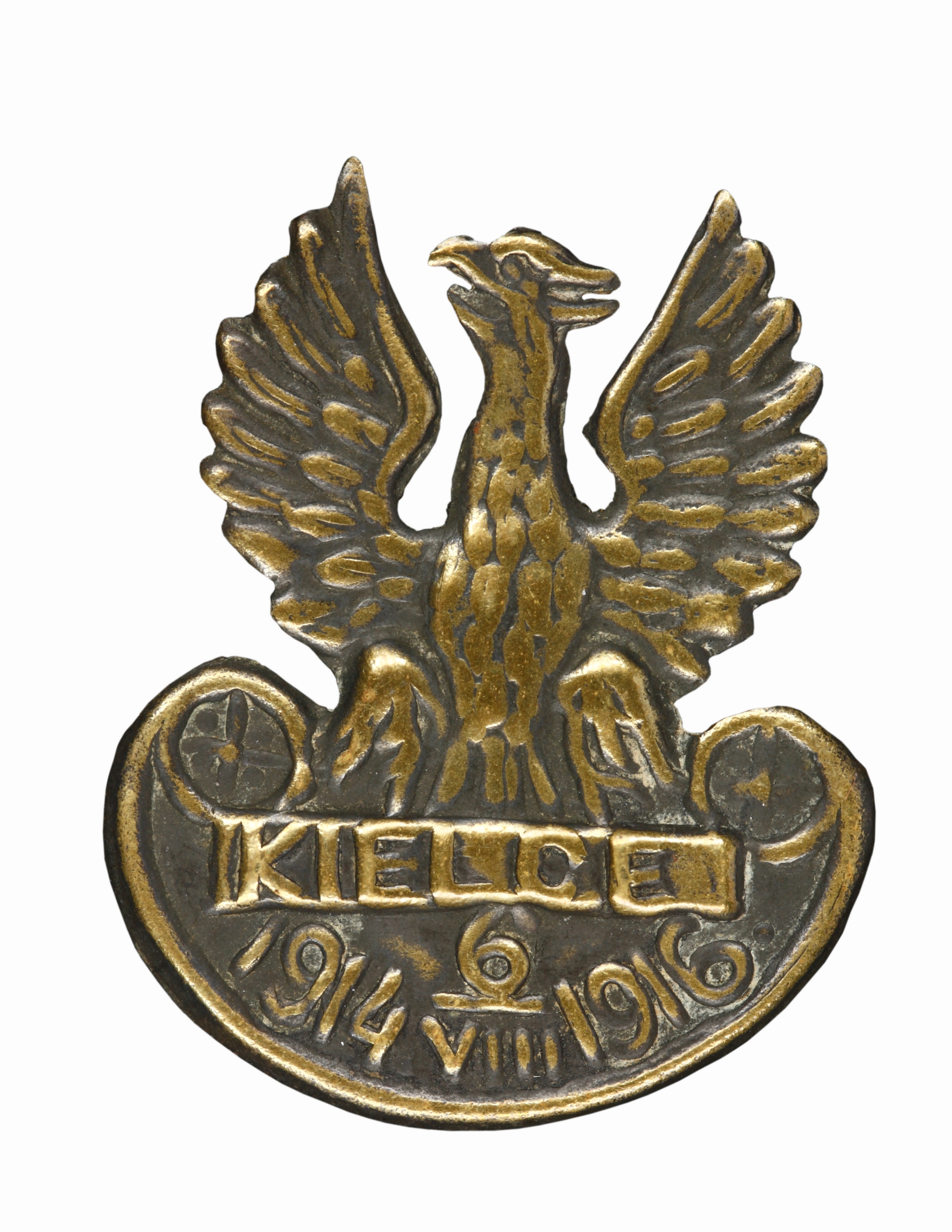 Orzeł pamiątkowy, kielecki, 6 VIII 1914 – 1916