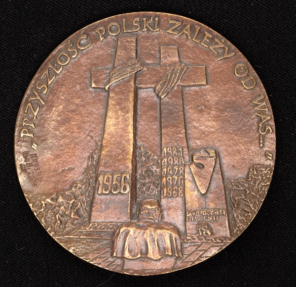 Medal: VI pielgrzymka Jana Pawła II do Polski. Poznań 3.VI.1997, Krzysztof Chwaleba, brąz, Polska, Krosno, 2006