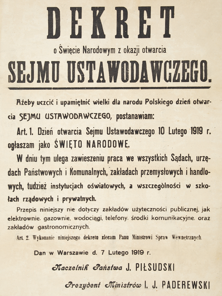 Dekret o wyborach do Sejmu Ustowadowaczegi