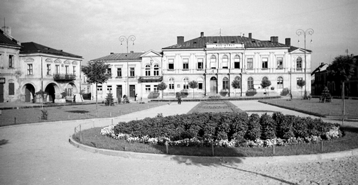 H. Poddębski, Rynek w Kielcach 1936 r.