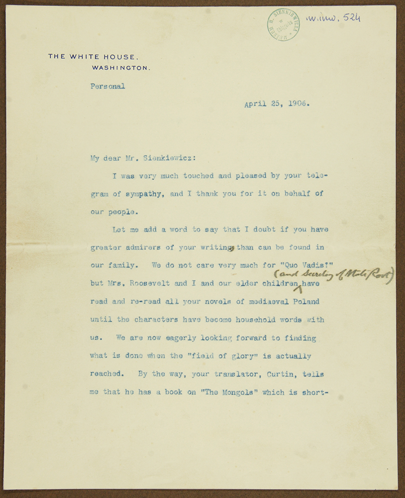 List Theodora Roosevelta 1