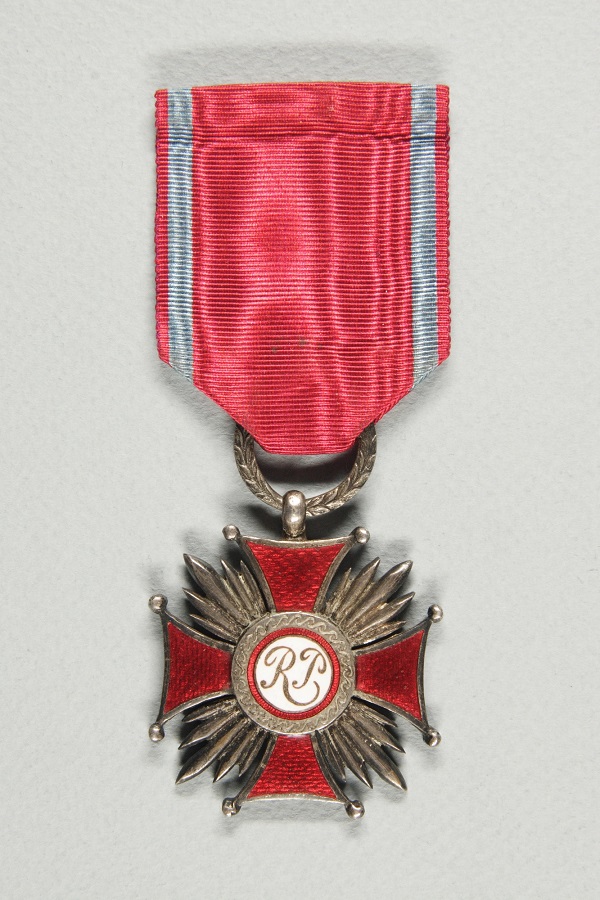 Krzyż załugi srebrny, lata 30.